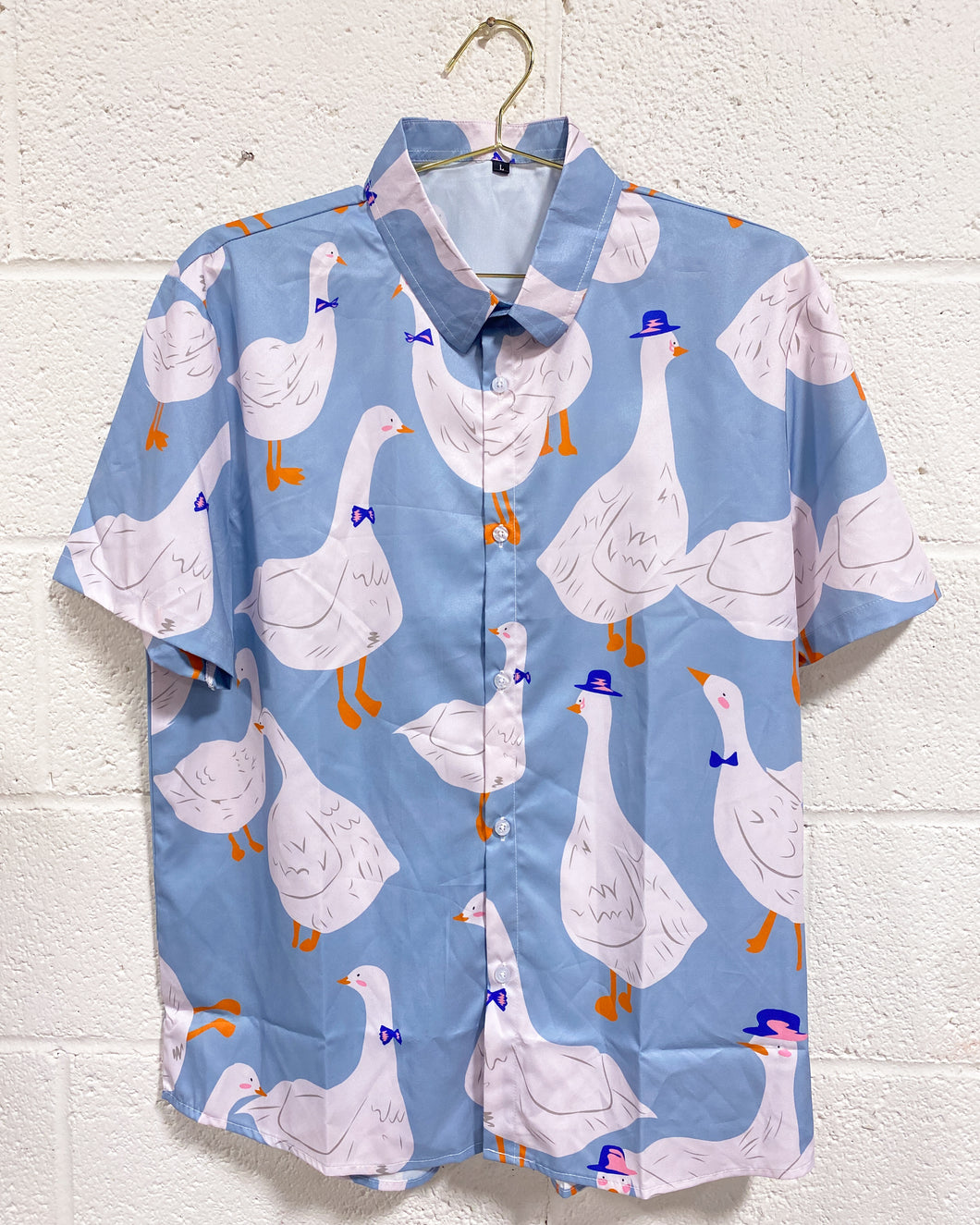 My Blue Duck Button Up (L)