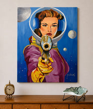Load image into Gallery viewer, Space Girl #7 Painting by Jean Bradley
