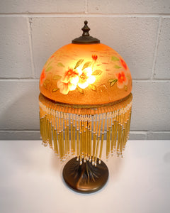 Beaded Art Deco Style Lamp