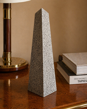 Load image into Gallery viewer, Modernist Black White Trapezoid Vase Signed by Carlson 86
