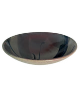 Load image into Gallery viewer, Studio Pottery Stoneware Bowl in Navy Blue and Deep Purple
