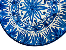 Load image into Gallery viewer, Large Hand Painted Decorative Plate with Pineapples

