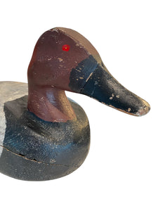 Vintage Wood Hand painted Duck