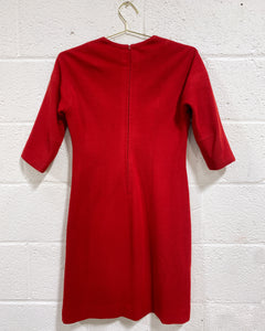 Vintage Red Dress, Lined