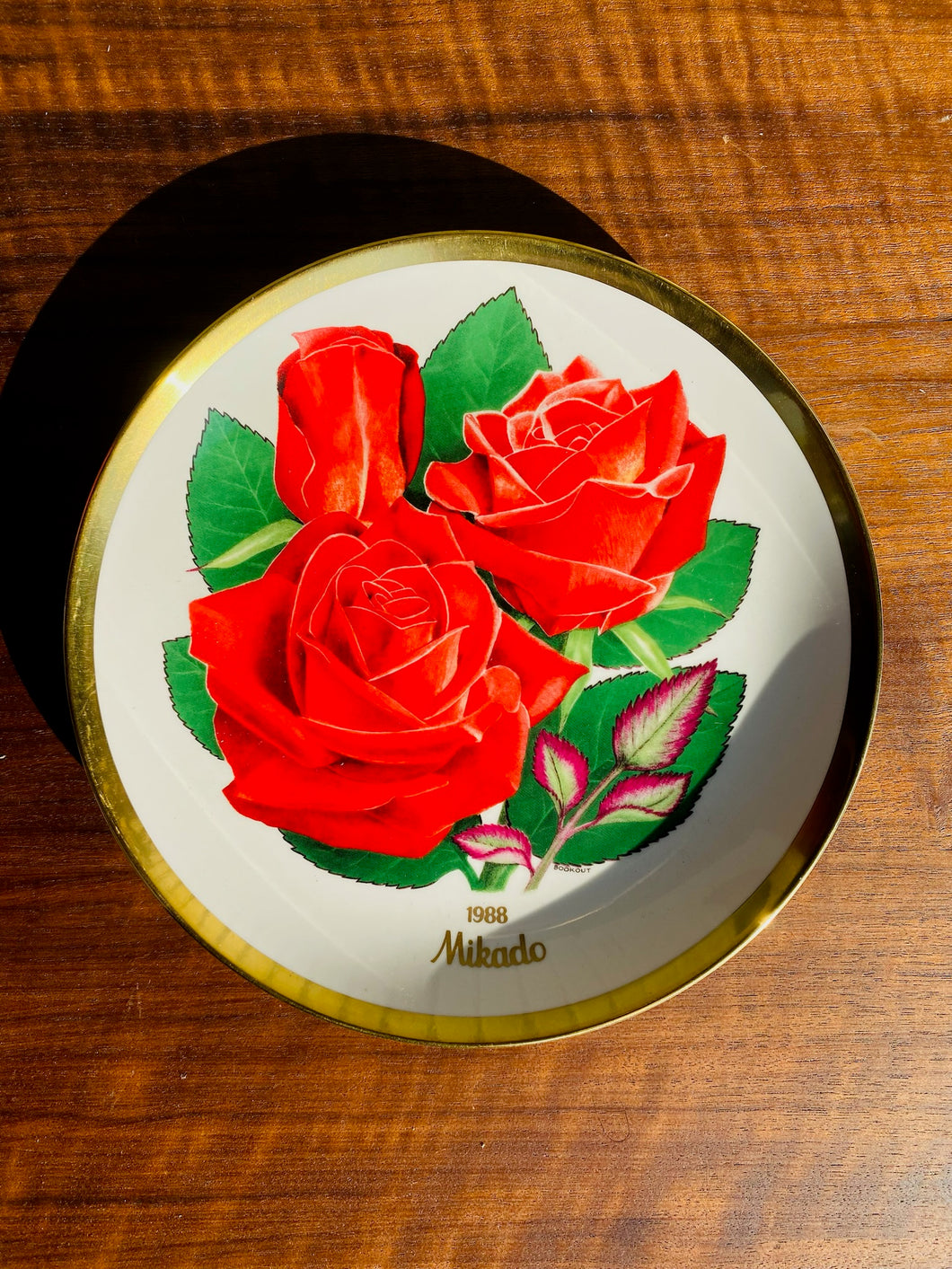 All American Red Roses by Gorham Plate