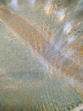 Load image into Gallery viewer, Scalloped Celadon Shallow Pottery Bowl by Ruez
