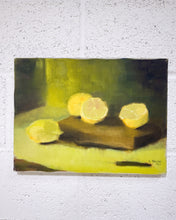 Load image into Gallery viewer, Vintage Still Life Painting of Lemons, Signed
