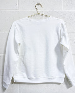 Hanes White Sweatshirt (S)