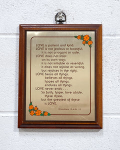 Love Is… Wooden Wall Hanging