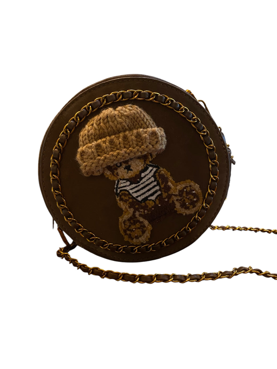Round Teddy Bear Bear Purse
