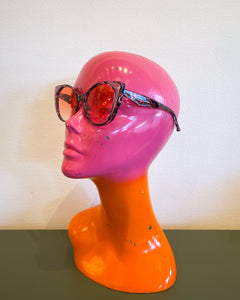 Cat Eye Tortoise Shell Sunnies with Pink Detail