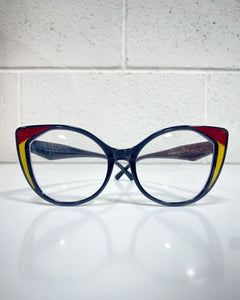 Red and Yellow Cat Eye Glasses