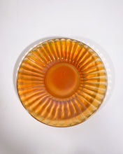 Load image into Gallery viewer, Irridescent Orange Sunburst Plate
