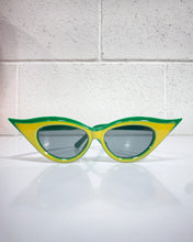 Load image into Gallery viewer, Two Tone Green Sunnies
