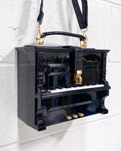 Load image into Gallery viewer, Black Upright Piano Purse
