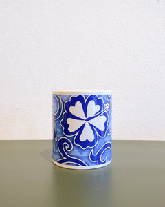 Hibiscus Tapa-Blue Mug