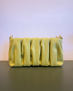 Chartreuse Drapey Hand Bag