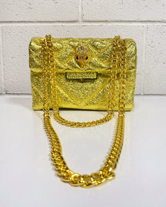Very Gold Quilted Purse
