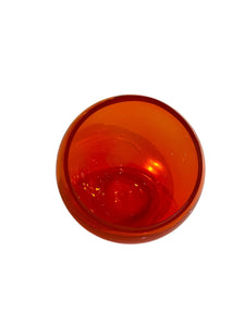 Red Orange Glass Sphere Catchall