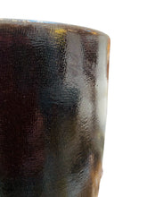 Load image into Gallery viewer, Deep Dark Amethysts Purple Pottery vase
