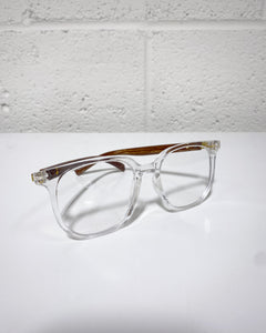 Clear Glasses with Wood Grain Templates