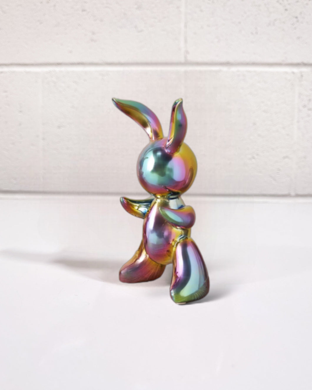 Medium Rainbow Bunny Ceramic