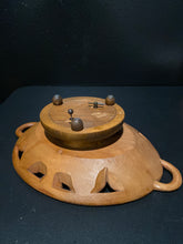 Load image into Gallery viewer, Rare Swiss Black Forest carved bowl with Music Box
