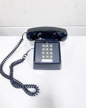 Load image into Gallery viewer, Vintage Cortelco Black Touch-Tone Phone

