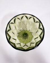 Load image into Gallery viewer, Vintage Green Glass Dessert Bowl
