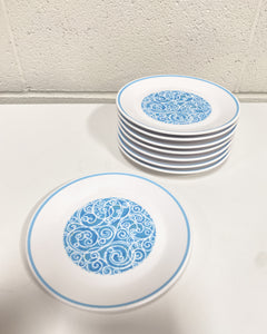 Vintage Noritake Progression Small Plates - Set of 8