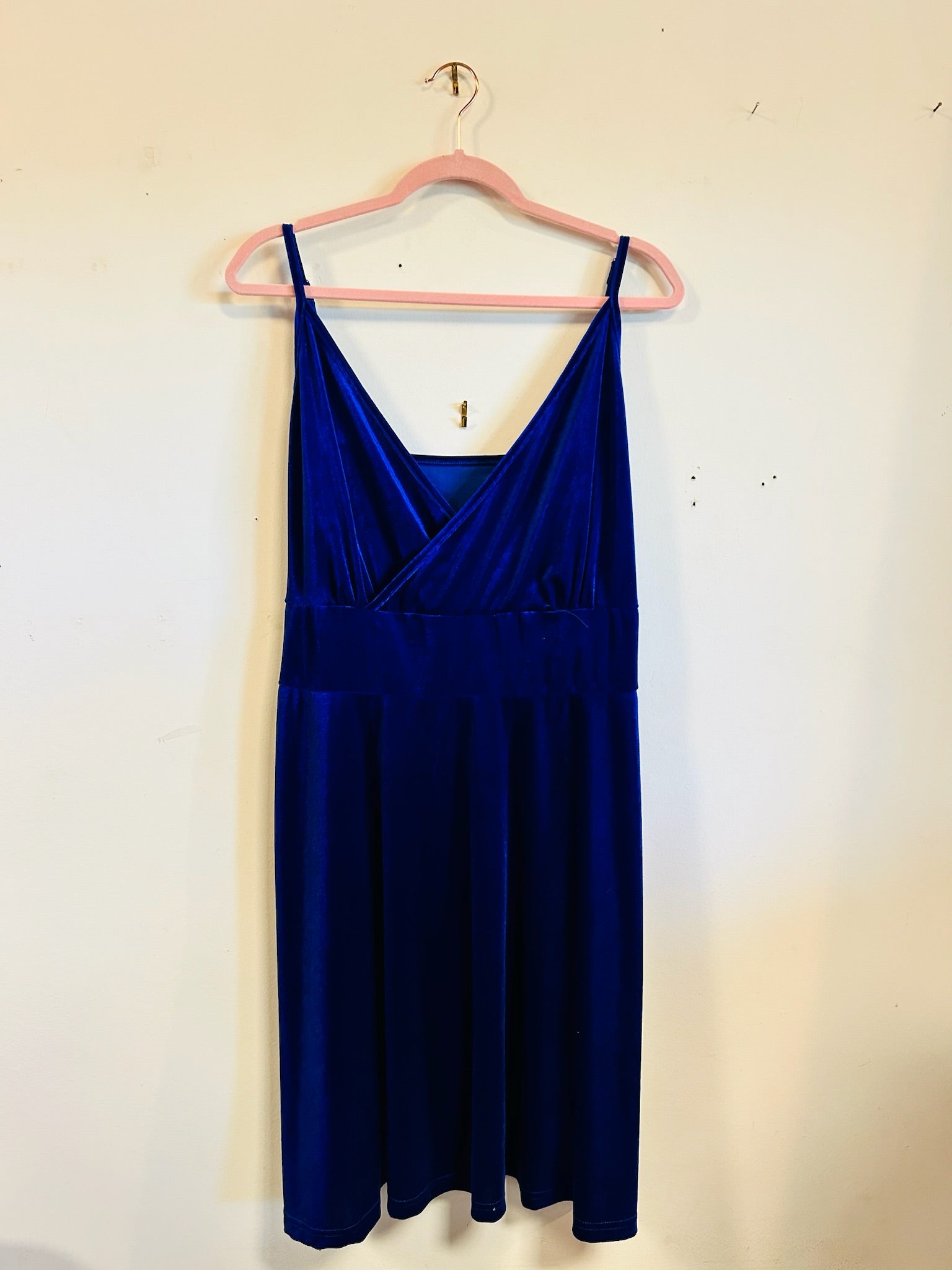Sexy Blue Velvet Dress – Sunbeam Vintage