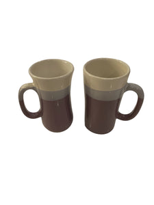 Pair of Grape Neapolitan Besties Mugs