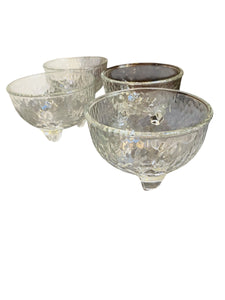 Set of Four Pebble Texture Bowls
