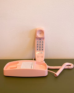 Pink Touch Tone Phone