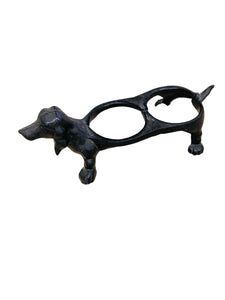 Cast Iron Dachshund Feeder