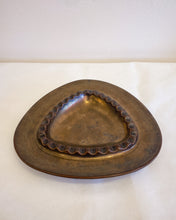 Load image into Gallery viewer, Franciscan Earthenware Crackled Bronze Ashtray
