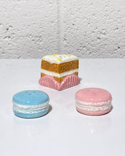 Load image into Gallery viewer, Cake and Macaron Salt and Pepper Shakers - Set of 3
