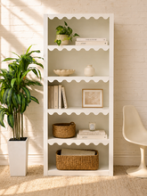 Load image into Gallery viewer, White Scalloped Shelf
