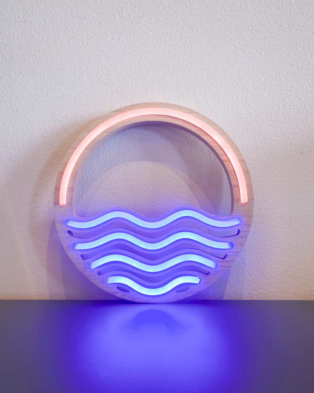 Ocean Waves LED Wall Light