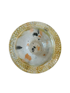 Hand Blown Art Glass with Hints of Gold