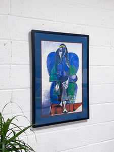 Woman by Pablo Picasso - Framed