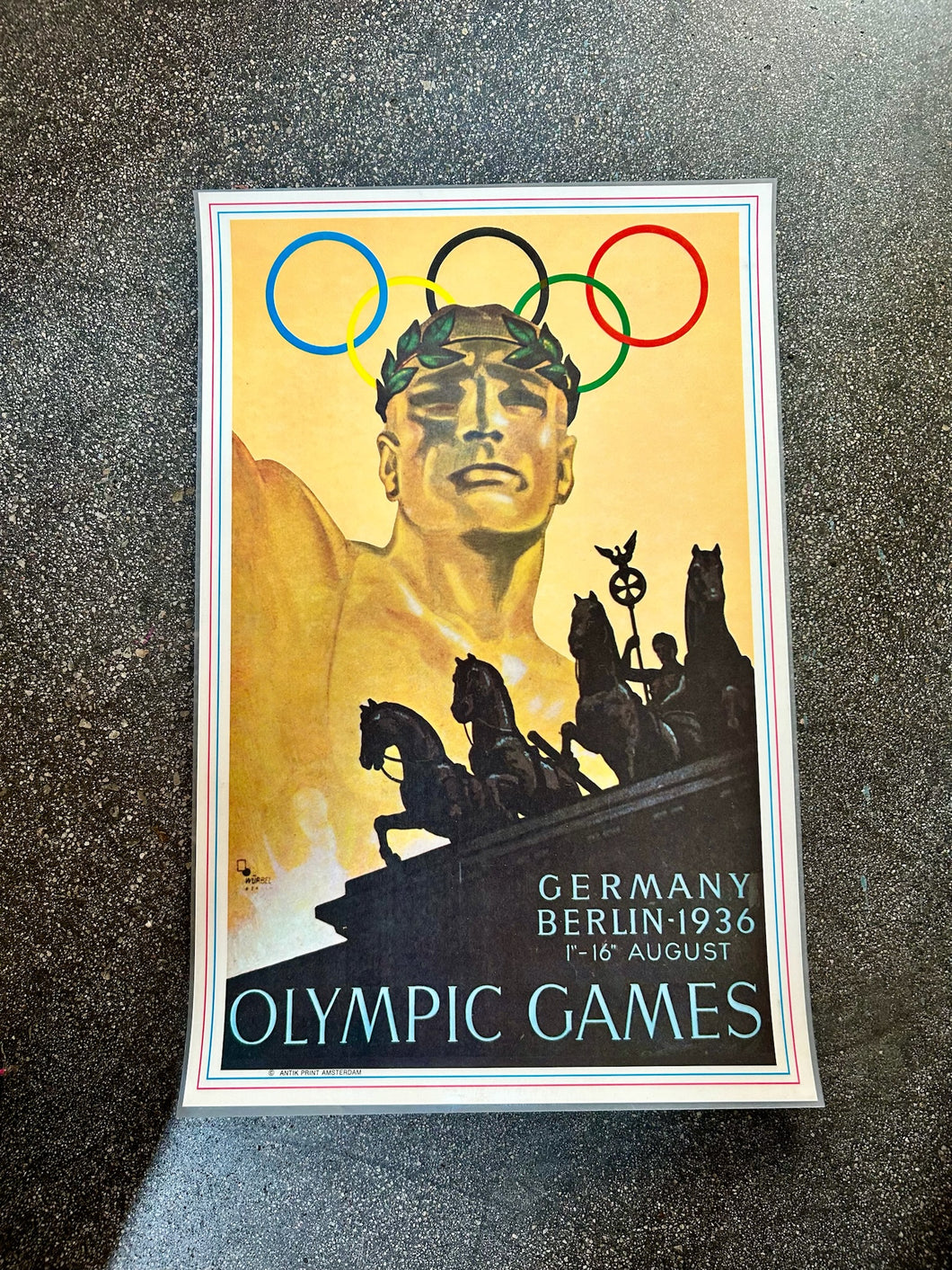 Olympic Game Print Germany Berlin 1936