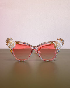 Pink Jeweled Cat Eye Sunnies