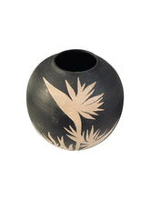 Load image into Gallery viewer, Large Raku with Birds of Paradise

