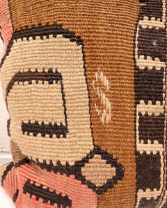 Woven Pillow in Earth Tones - As Found
