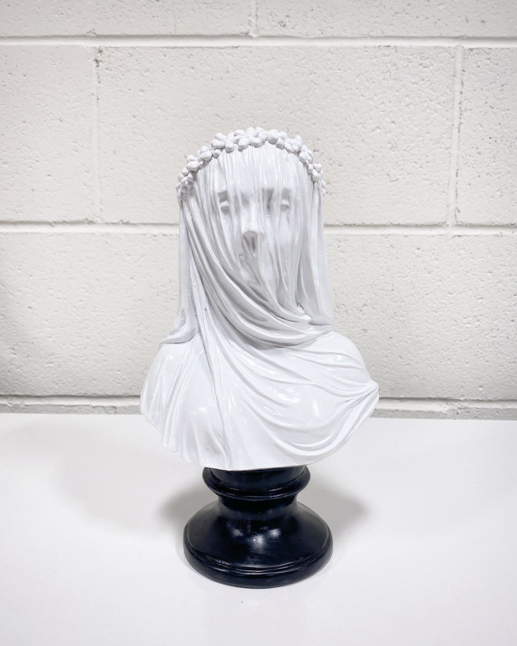 Modern Veiled Woman Sculpture/Bust