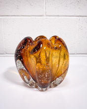 Load image into Gallery viewer, Amber Decorative Glass Vase
