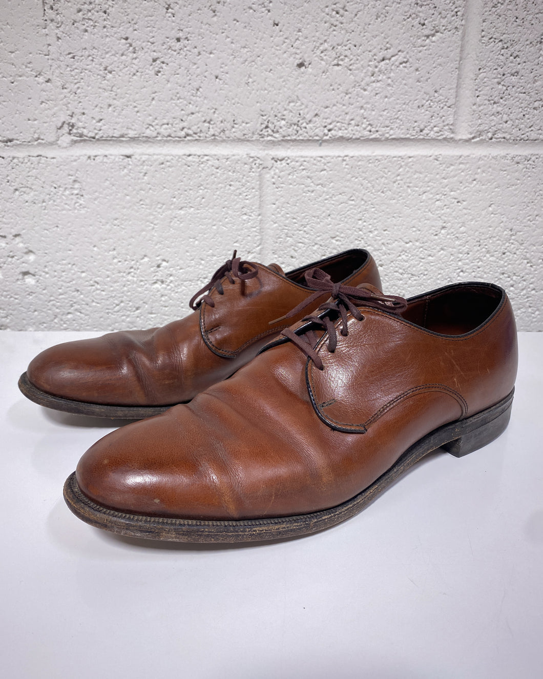 Vintage Brown Men's Leather Shoes (10D) – Sunbeam Vintage