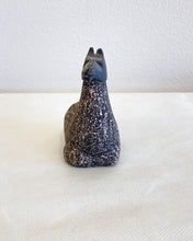Load image into Gallery viewer, Black and White Ceramic Sitting Llama
