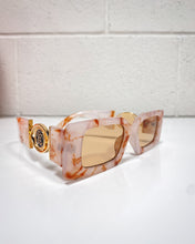 Load image into Gallery viewer, Rectangular Marbleized Sunnies
